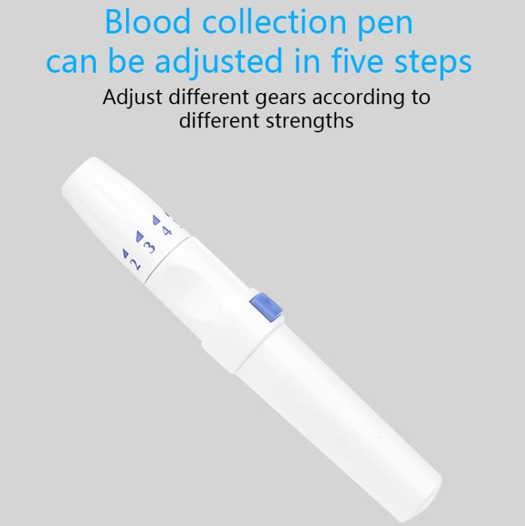 803 LCD Screen Home Automatic Blood Glucose Test, Shape: Set(English Version)