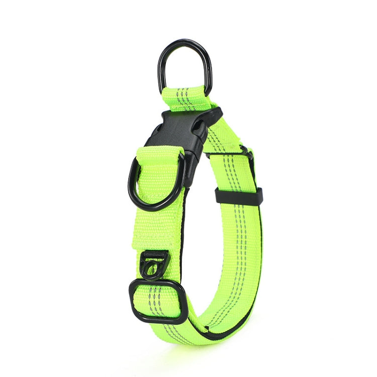 CW1100 Telescopic Dog Collar, Specification: XL 35-55cm(Fluorescent Green)