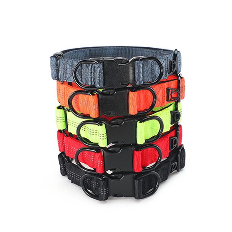 CW1100 Telescopic Dog Collar, Specification: XL 35-55cm(Fluorescent Green)