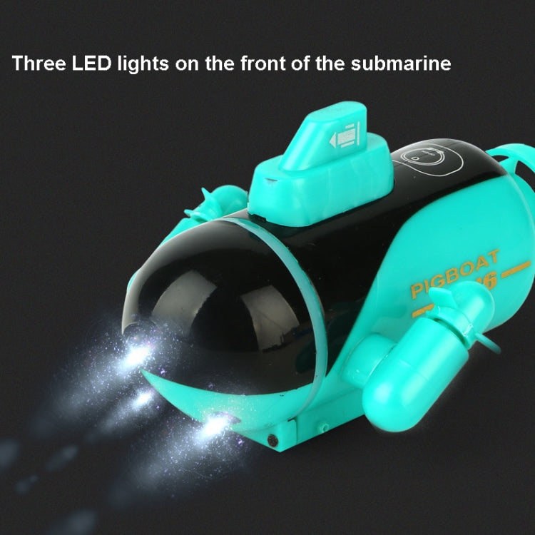 777-219 Mini Remote Control Submarine Small Remote Control Boat(Blue)