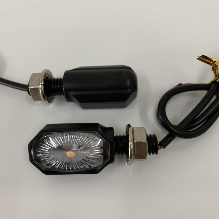 2pcs MK-099 LED Motorcycle Steering Light Signal Lamp(Small Elliptical)