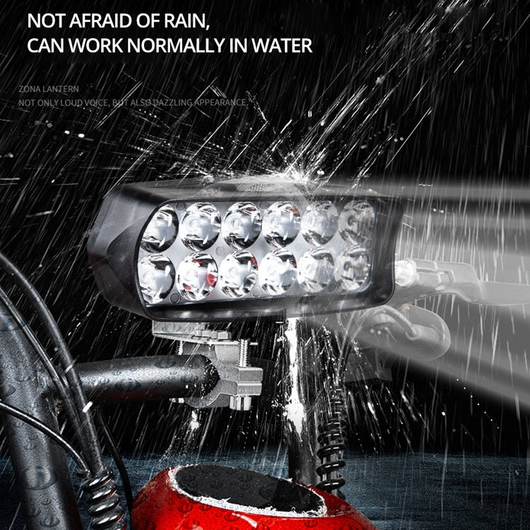 2 PCS MK-265 Motorcycle Character Shooting Light Auxiliary Day Running Light, Style: 12 LEDs
