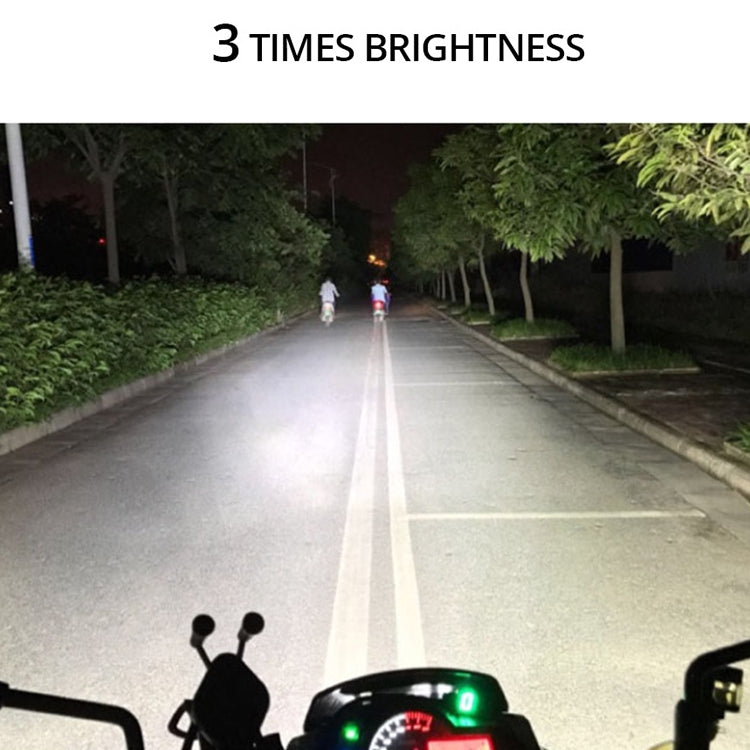2 PCS MK-265 Motorcycle Character Shooting Light Auxiliary Day Running Light, Style: 16 LEDs