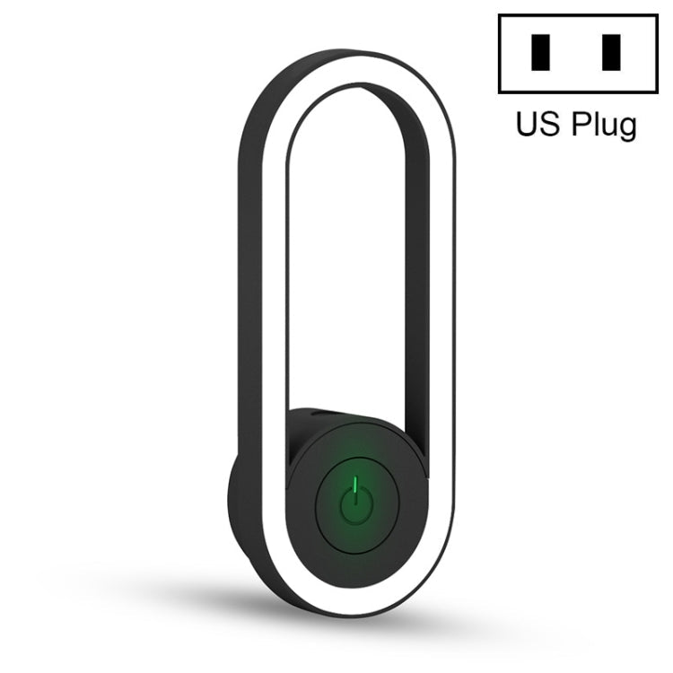 TS-06 Multifunctional Ultrasonic Electronic Mosquito Repellent, US Plug(Black)