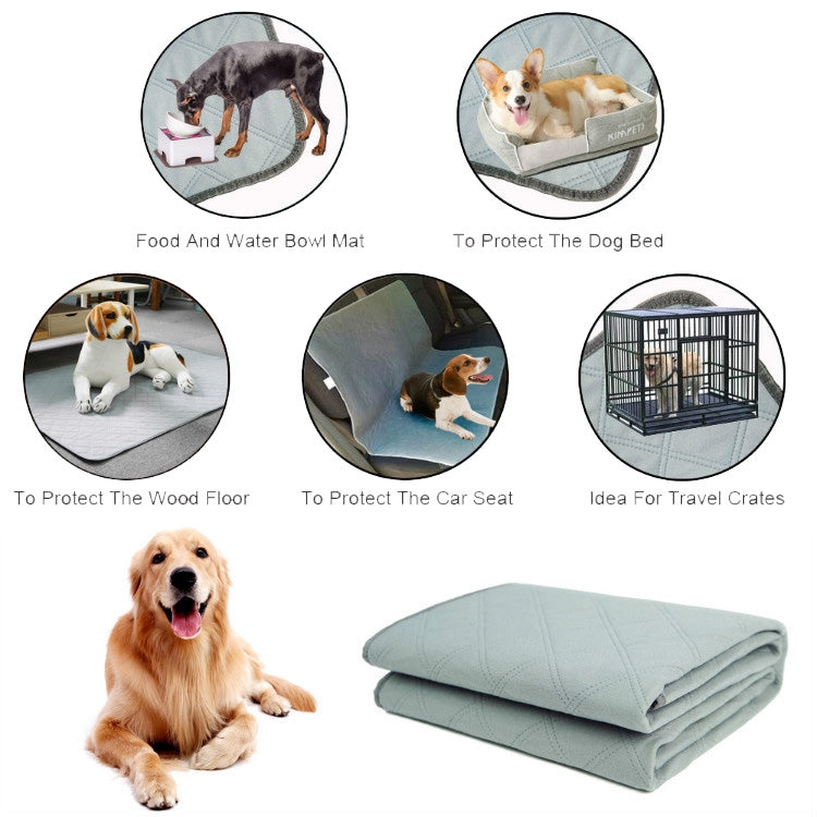 OBL0014 Can Water Wash Dog Urine Pad, Size: S (Deep Gray)