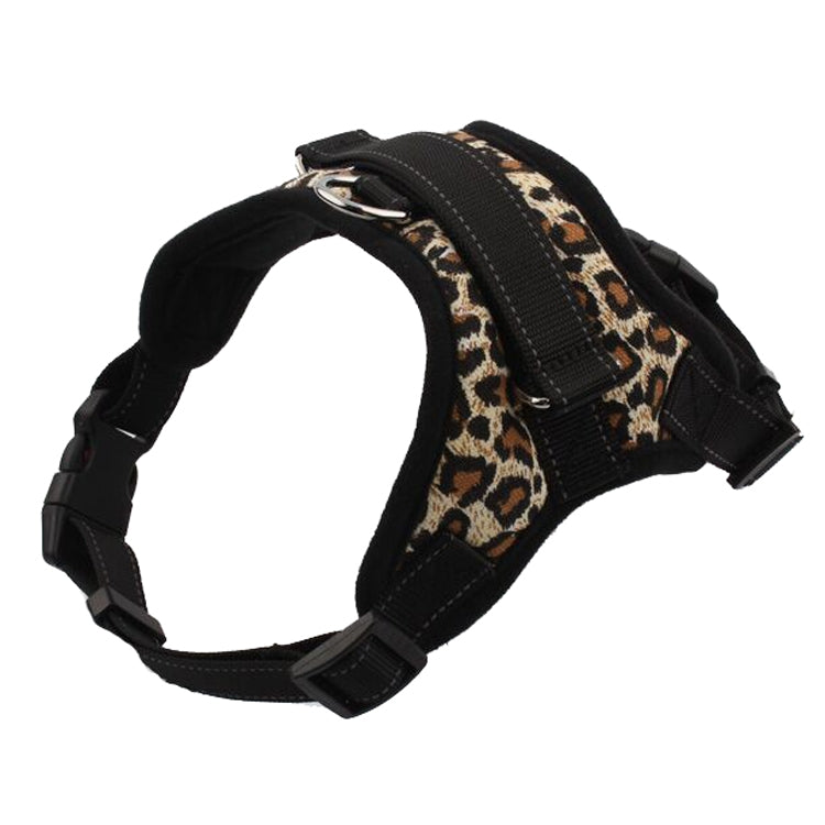 K9 Dog Adjustable Chest Strap, Size: M(Leopard)