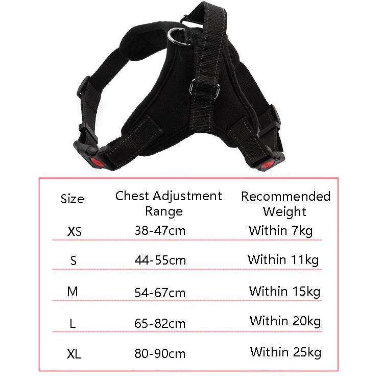 K9 Dog Adjustable Chest Strap, Size: L(Leopard)