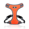 BL-852 Pet Traction Rope Mesh Breathable Dog Chest Straps L(Orange)