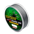 2 PCS PROBEROS 4 Edited 100M Strong Horse Fish Line, Line number: 0.6 / 8LB(Grey)