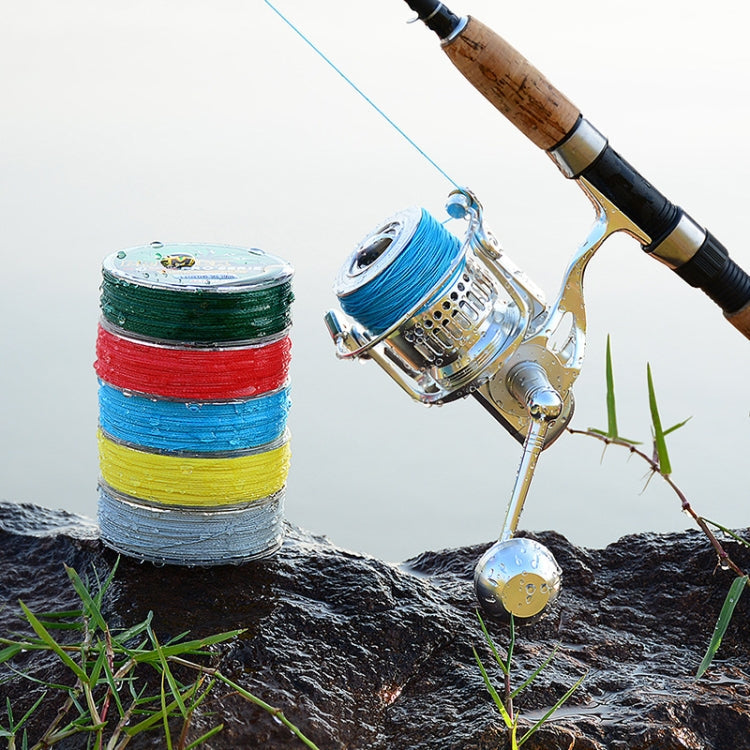 2 PCS PROBEROS 4 Edited 100M Strong Horse Fish Line, Line number: 0.6 / 8LB(Grey)