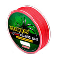 2 PCS PROBEROS 4 Edited 100M Strong Horse Fish Line, Line number: 2.0 / 25LB(Red)