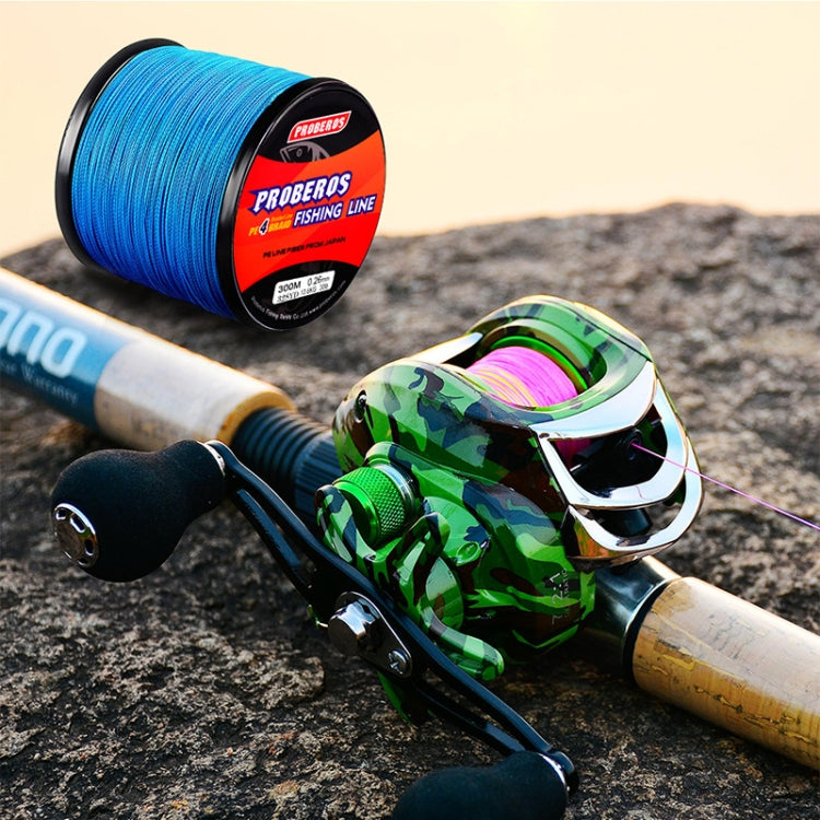 PROBEROS 4 Edited 300M Fish Line, Line number: 7.0 / 70lb(Blue)