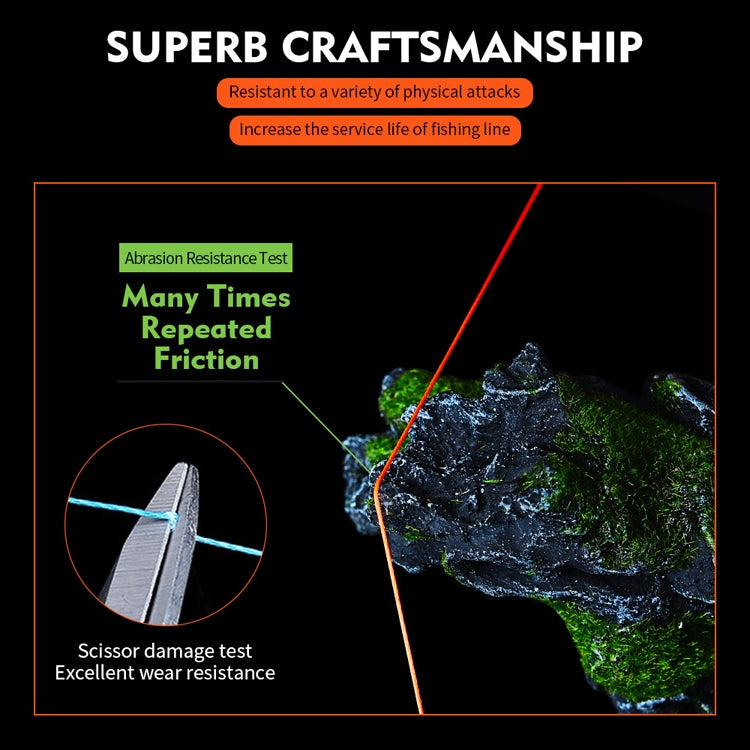 PROBEROS 8 Edited 100M Majestic Horse Fish Line, Line number: 0.6 / 8LB(Green)
