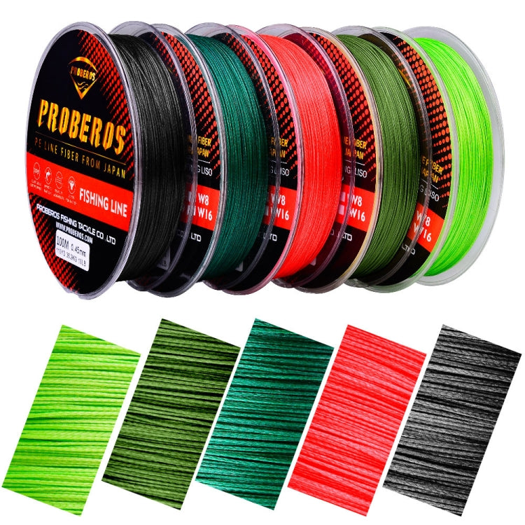 PROBEROS 8 Edited 100M Majestic Horse Fish Line, Line number: 13.0 / 120LB(Red)