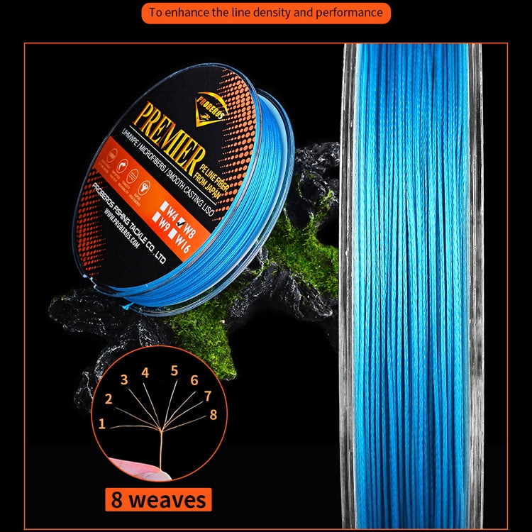 PROBEROS 8 Edited 100M Majestic Horse Fish Line, Line number: 13.0 / 120LB(Red)