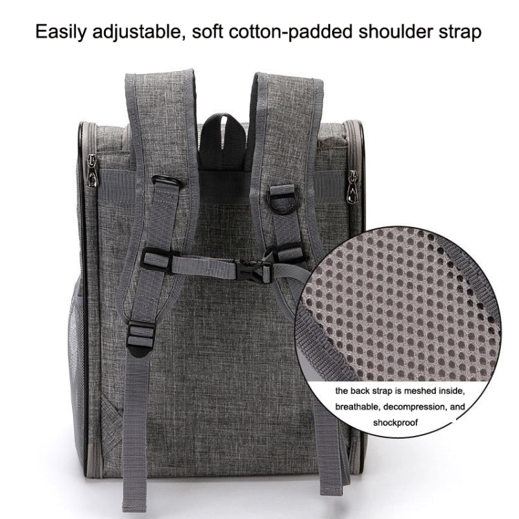 SJBB11 Pets Outing Breathable Package(Black Blue Side)