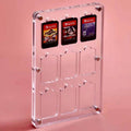 9 Grid Transparent Crystal Magnetic Game Card Storage Box For Switch