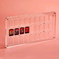 27 Grid Transparent Crystal Magnetic Game Card Storage Box For Switch
