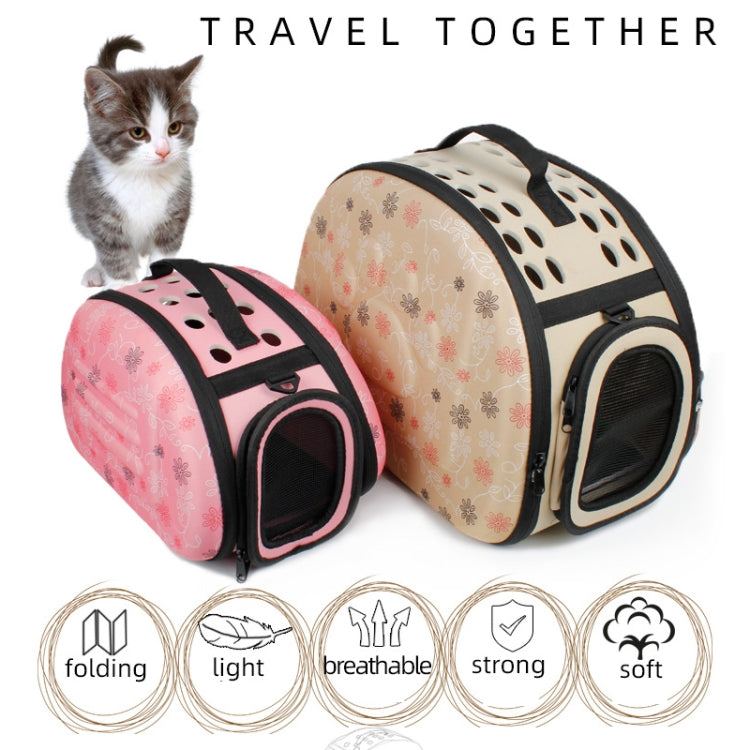 Pets Out Foldable EVA Backpack(Pink)
