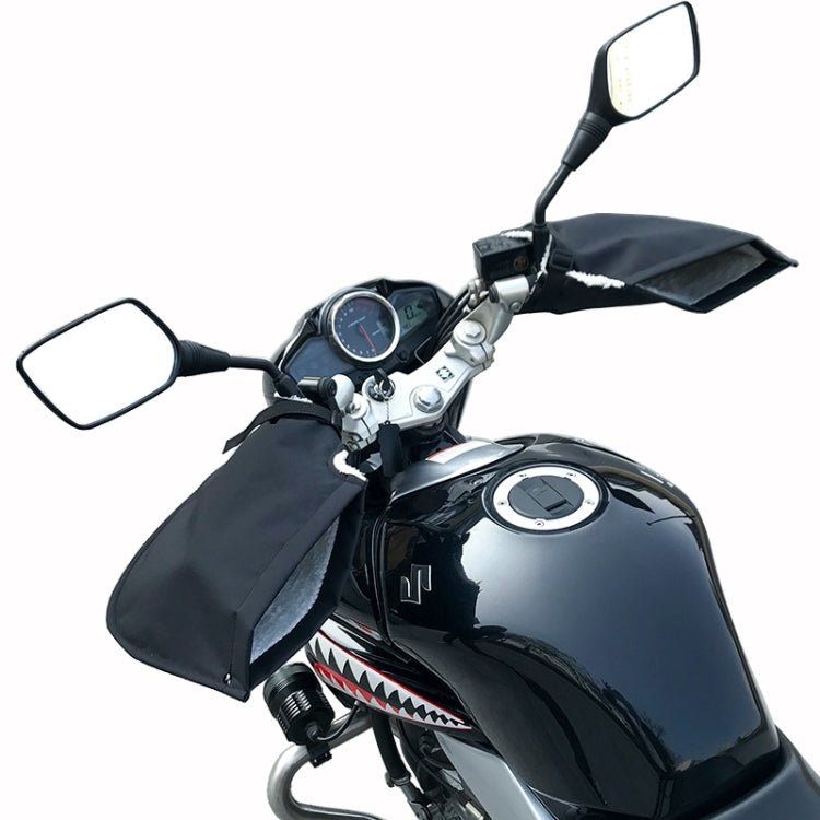 MG1059 Motorcycle Prevent Cold Handle Gloves(Black)