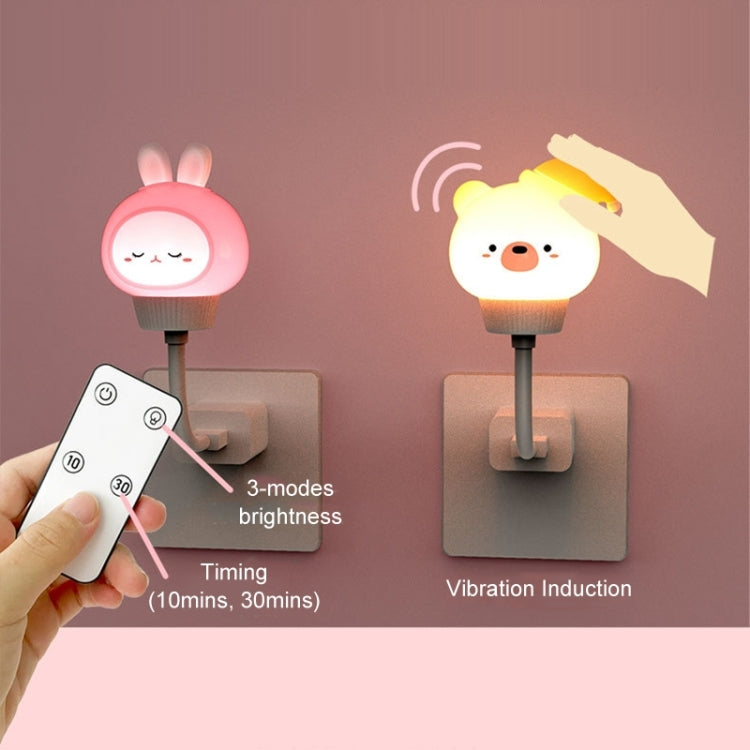 Cartoon USB Power Mini Night Light, Style: Remote Control Version(Cat)