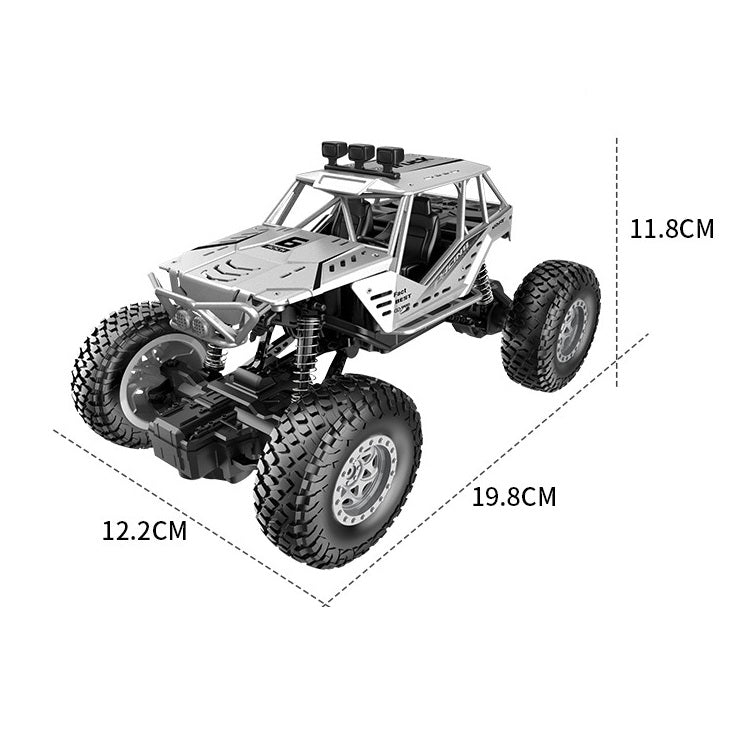 JZRC Alloy Remote Control Off-Road Vehicle Charging Remote Control Car Toy For Children Medium Alloy Silver