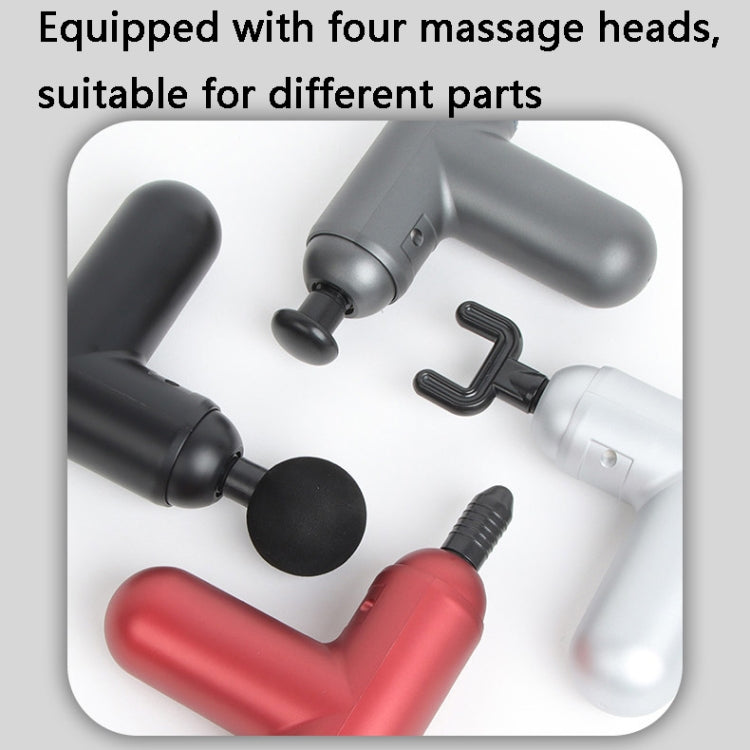 J12A Mini Vibrating Massage Button Type Fascia Gun, Specification: Red
