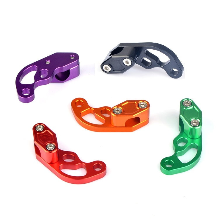 2 PCS Motorcycle Modification Accessories Universal Brake Hose Clamp(Purple)