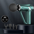 HB-008  Triangular Electric Fascia Gun Body Massage Gun, Specification: LCD Style(Green)