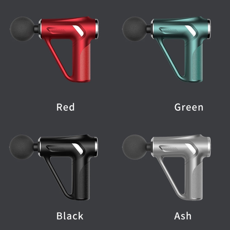 HB-008  Triangular Electric Fascia Gun Body Massage Gun, Specification: LCD Style(Green)