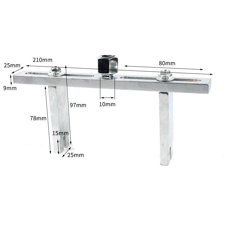 Adjustable Universal Fuel Tank Cap Removal Tool, Style: Right Angle Type