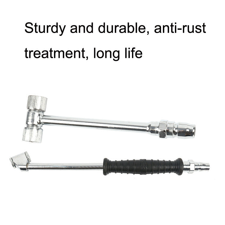 Car Tire Double-Ended Air Nozzle, Specification: Globe