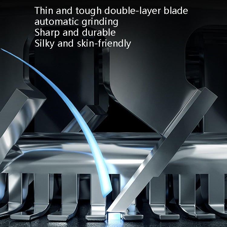 YD-112 Electric Nasal Hair Cutting Shear, Style: Nose Hair Device+Shaver(Black)
