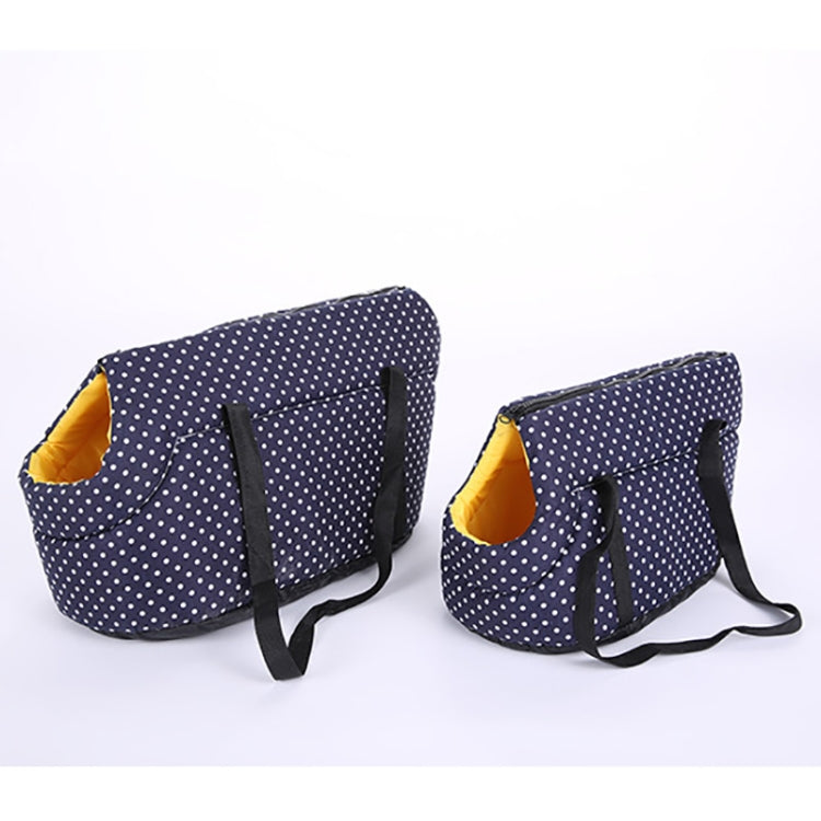 Soft Pet Backpack Dog Cat Shoulder Carrying Outdoor Pet Dog Carrier Bag, Size:L(Red)