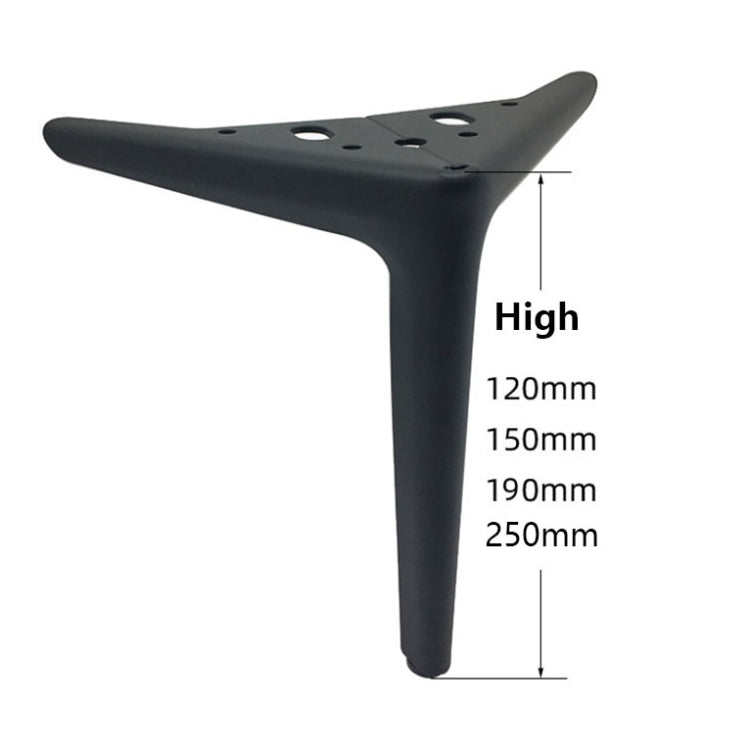 LH-XY-0010 Sofa Cabinet Metal Leg Furniture Leg, Height: 19cm(Bright Color)