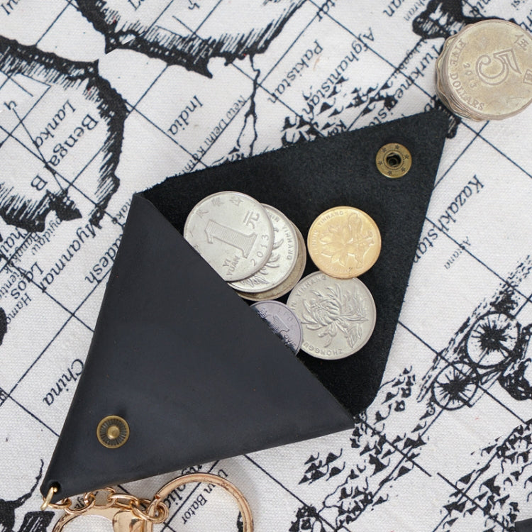 18L-102 Vintage Handmade Mini Coin Purse(Coffe)