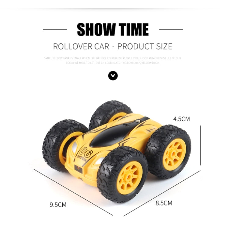 RD158-3 2.4G Mini High Speed Double Sided Remote Control Car Toy(English Box 08 Blue)