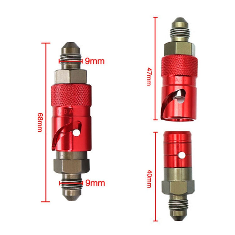 Motorcycle Universal Brake Hose Quick Release Joint(Red)