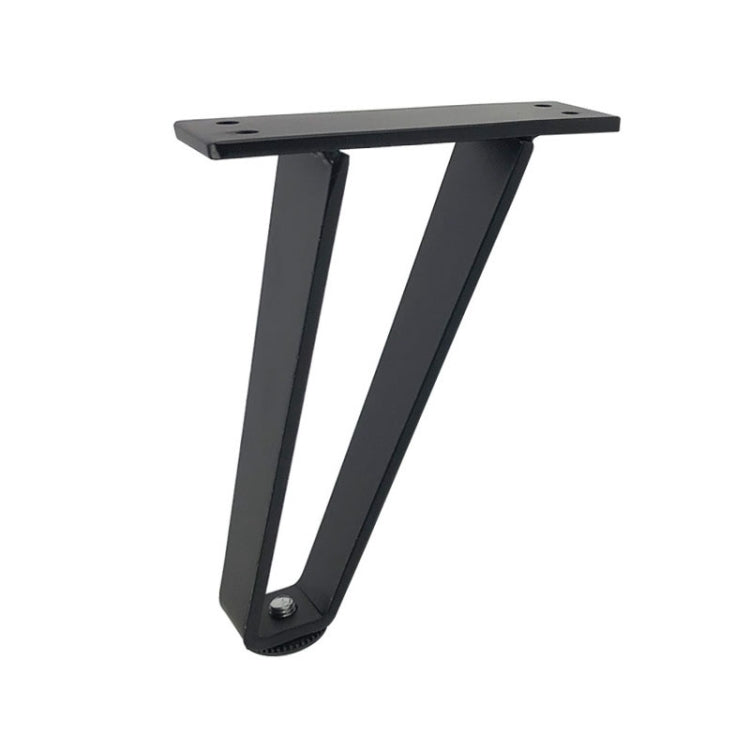 LH-GB0001 Thickened Load-Bearing Sofa TV Cabinet Support Legs, Height: 15cm(Matte Black)