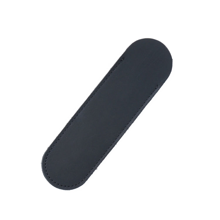 Single Pen Bag Handmade Line Pen Holder, Size: Large(Black)