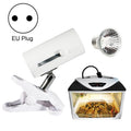 ZY-UAB Turtle Backlight UVA Heated Climbing Pet Backlight, EU Plug With Bulb( White Short Light Stand)
