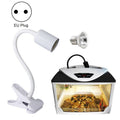 ZY-UAB Turtle Backlight UVA Heated Climbing Pet Backlight, EU Plug With Bulb(White Elbow Long Light Stand)