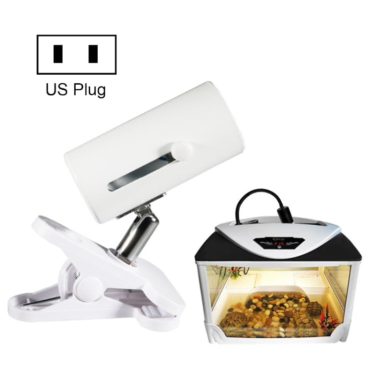 ZY-UAB Turtle Backlight UVA Heated Climbing Pet Backlight, US Plug Without Bulb( White Short Light Stand)