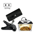 ZY-UAB Turtle Backlight UVA Heated Climbing Pet Backlight, US Plug Without Bulb(Black Short Light Stand)