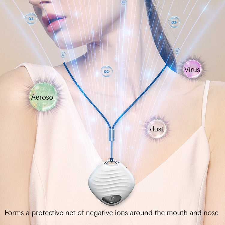 Neck Car Negative Ion Air Purifier(S02 White)