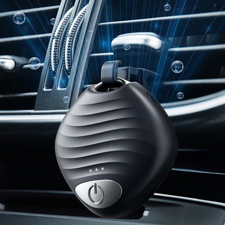 Neck Car Negative Ion Air Purifier(S02 Black)