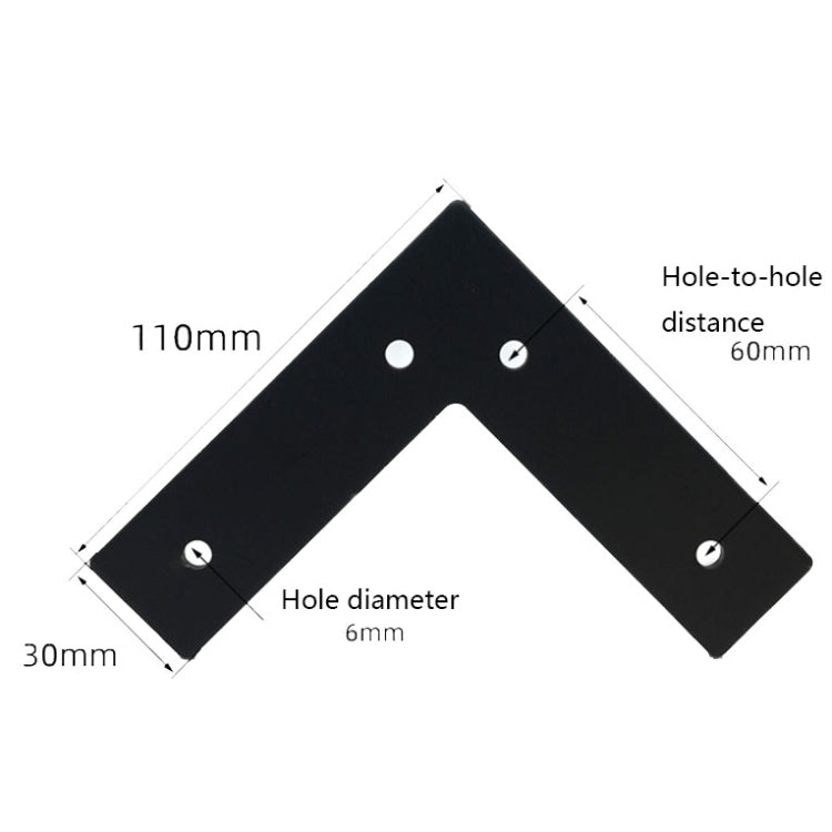 LH-S0006 Metal Furniture Support Legs, Height: 15cm(Titanium)