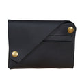 18K-120 Leather Bank Card Storage Bag Card Holder(Black)
