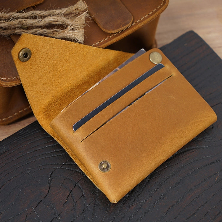 18K-120 Leather Bank Card Storage Bag Card Holder(Blue)