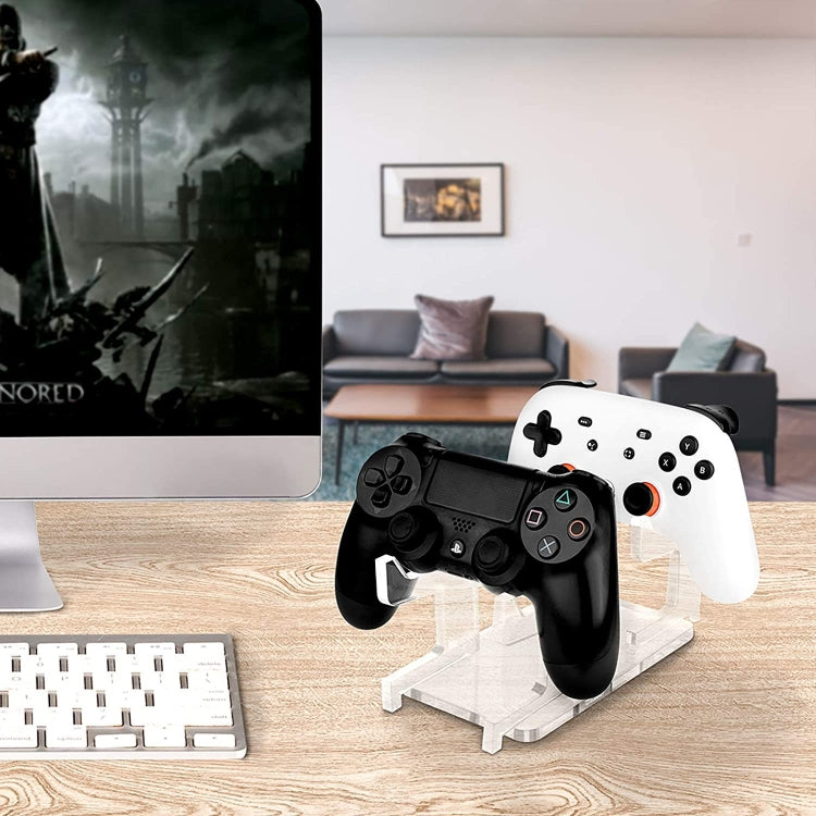 Transparent Acrylic Game Console Handle Stand Display Stand For Xbox Elite / PS4 / PS5 / Xbox / NVIDIA